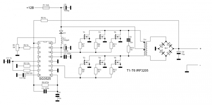 Uc3525 схема включения